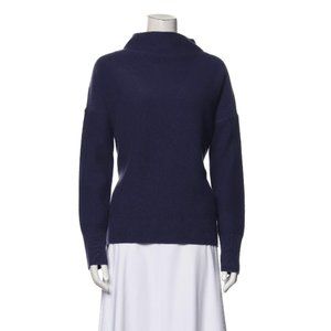 COPY - Vince Boiled Cashmere Funnel Neck Sweater Blue M